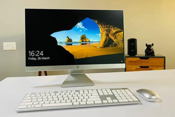 An Asus Desktop PC post-repair at CompuTech.