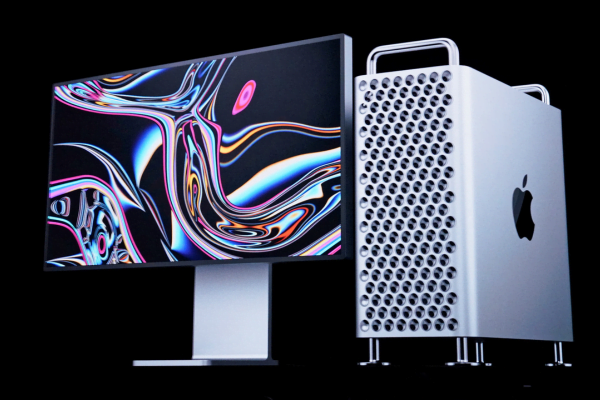 An Apple Mac Pro PC post-repair at CompuTech.