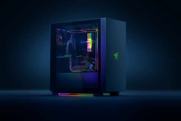 A Razer Desktop PC post-repair at CompuTech.